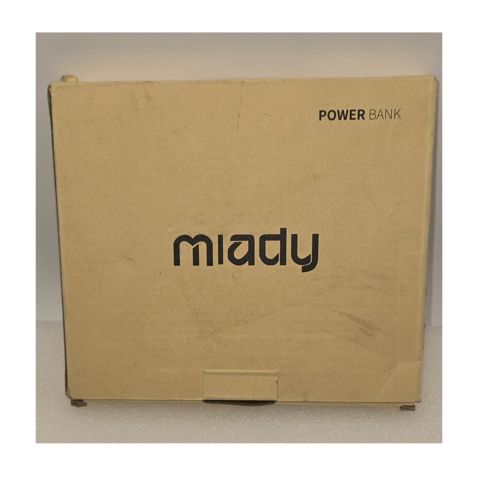 miady Power Bank AS-TPB21 10000mAh USB Type-C Micro USB Black White